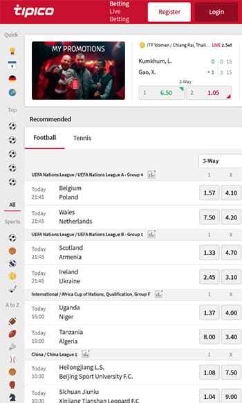 Tipico Sportwetten App